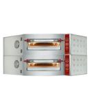 CGD/2-DG (25) Pizzaofen, Eck-Model, 2 Kammern 2x8 Pizzen Ø 350 mm